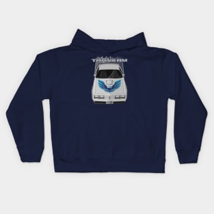 Firebird Trans Am 79-81 - silver and blue Kids Hoodie